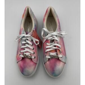 Juicy Couture Clarity‎ Pastel Tie-Dye Sneakers Size 8.5